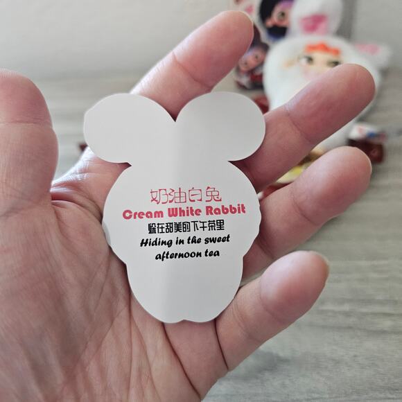 Migos Troublemaker Cream White Rabbit OPEN CONFIRMED BOX Vinyl Plush Pendent - Picture 3 of 10